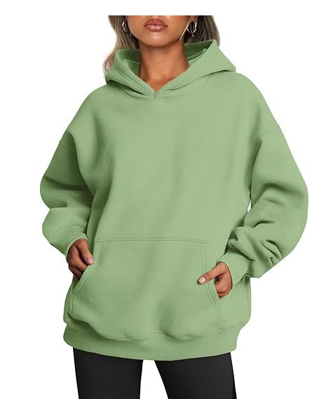 2026 New Arrival Womens Solid Color HoodieFashion Loose Casual Athletic Sweatshirt For Ladies