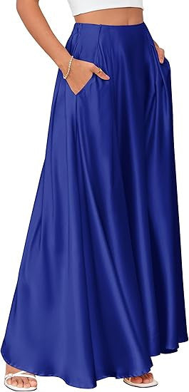 New Elegant Solid-color Pocket Dress For Women