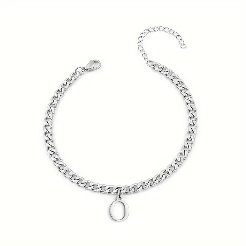 Stainless Steel New Creative Mens Letter Bracelet