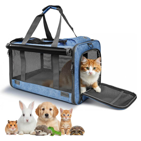 Pet Carrier For Large And Medium Cats, Soft-Sided Pet Carrier For Big Medium Cats And Puppy, Dog Carriers Cat Carriers Pet Privacy Protection Travel Carriers