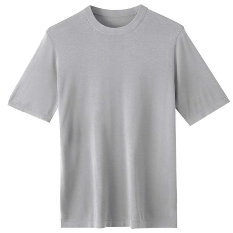 Mens Fashion Knitted Short-sleeve Top