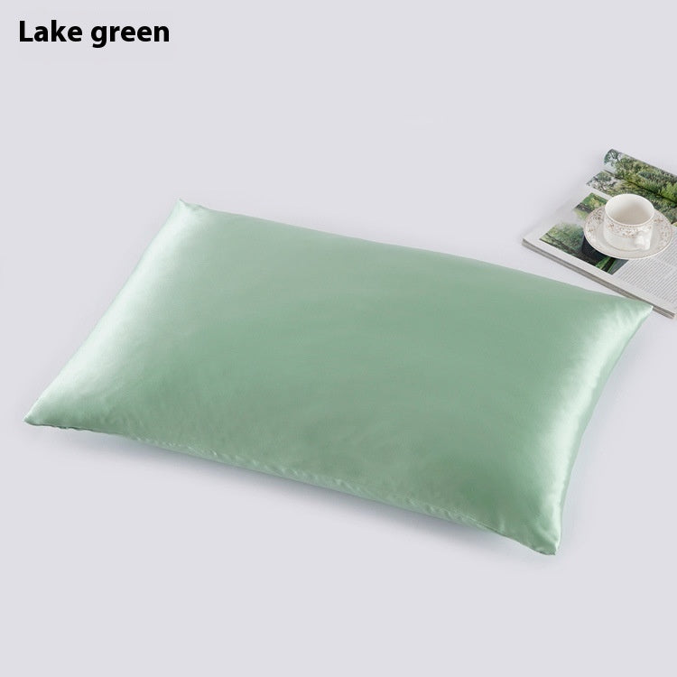 Plain Beauty Silk Hair Care Sleep Comfortable Thickened American Simple Double-sided Silk Pillowcase