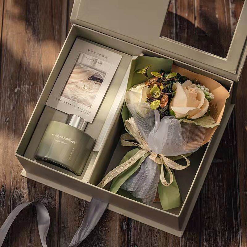 Teachers Day Aromatherapy Cloud Box Carnation Bouquet Gift