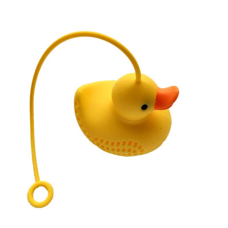 Tea Flower Tea Filter Duck Silicone Tea Infuser