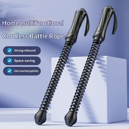 Cordless Battle Ropes Indoor Fitness Combat Ropes Fitness Training, Strength