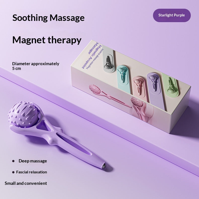 Handheld Roller Massage Device For Arms And Calves, Acupoint Massage Beads