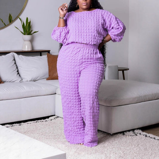 Best-selling Casual Comfortable And Relaxed-fit Two-piece Plus-size Set