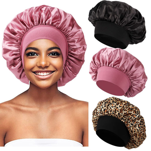 Wide-brimmed High Elastic Headscarf Beauty Cap Hair Care For Women