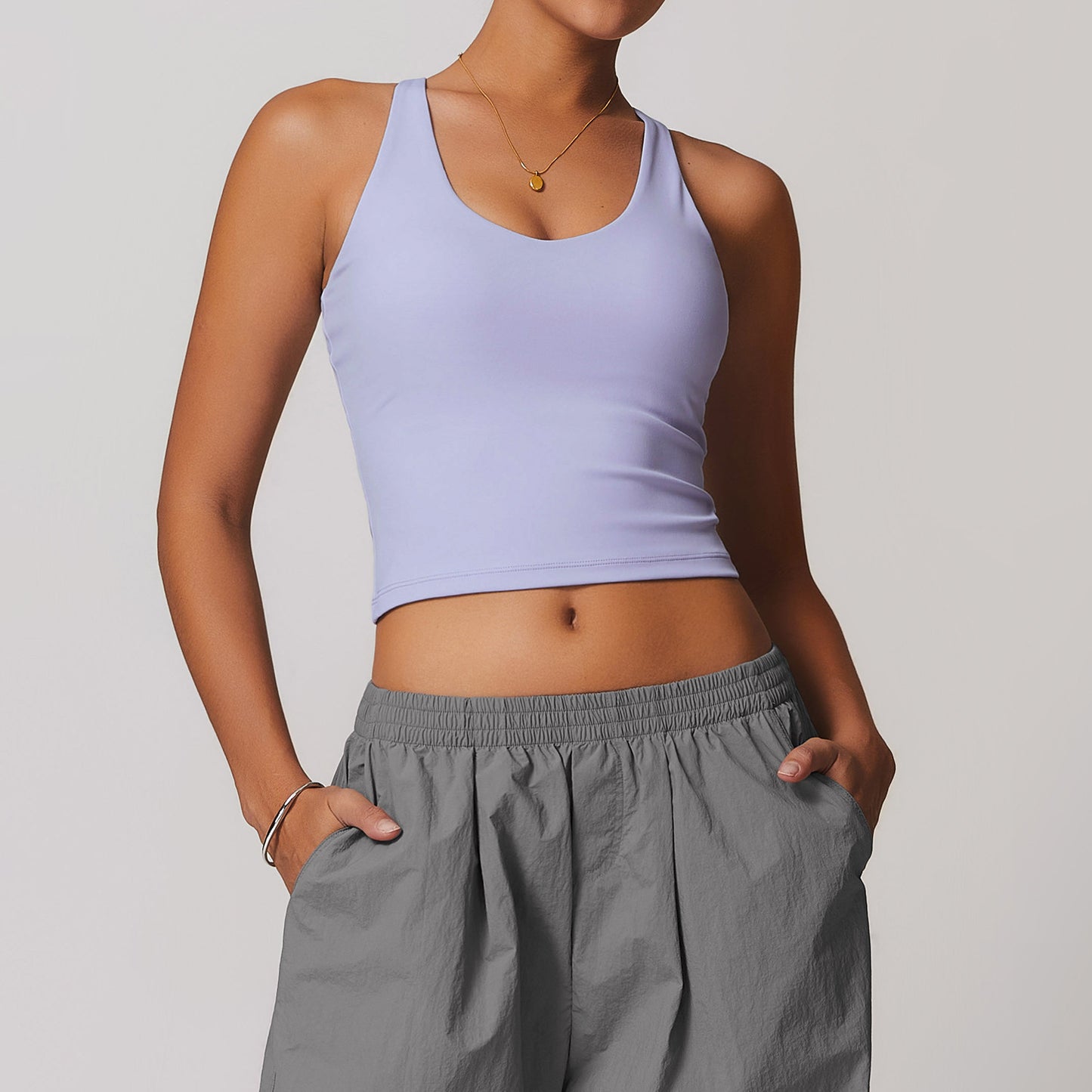 Cross Beauty Back Yoga Vest Women's Brushed Tight Yoga Jacket