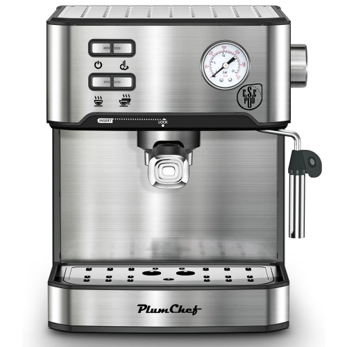 20 Bar Professional Espresso Machine With Milk Frother, Single & Double Shot, ESE Pod Compatible, Pressure Display, Removable Water Tank For Cappuccino, Latte, & Macchiato  Home Barista Edition