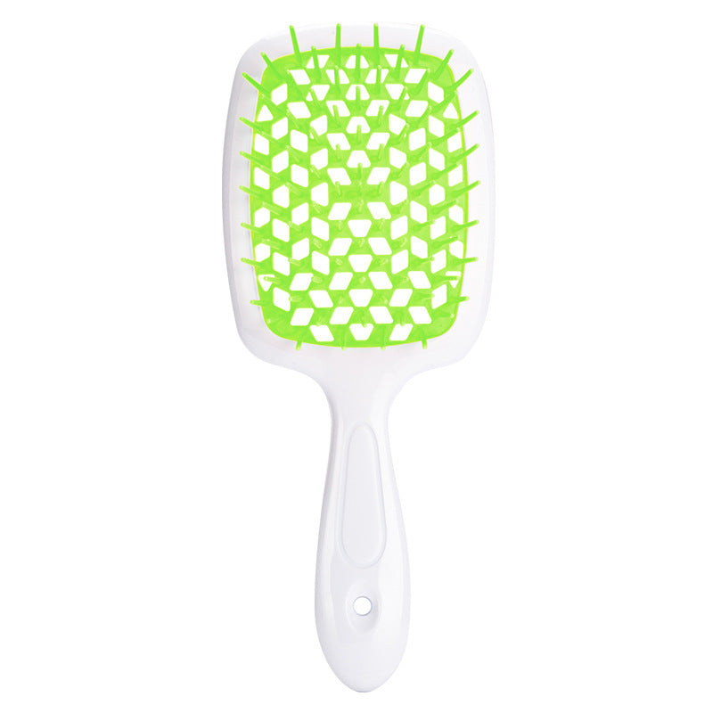 Detangling Comb With Hollow Design Doesnt Snag Hairsuitable For Both Curly And Straight Hair