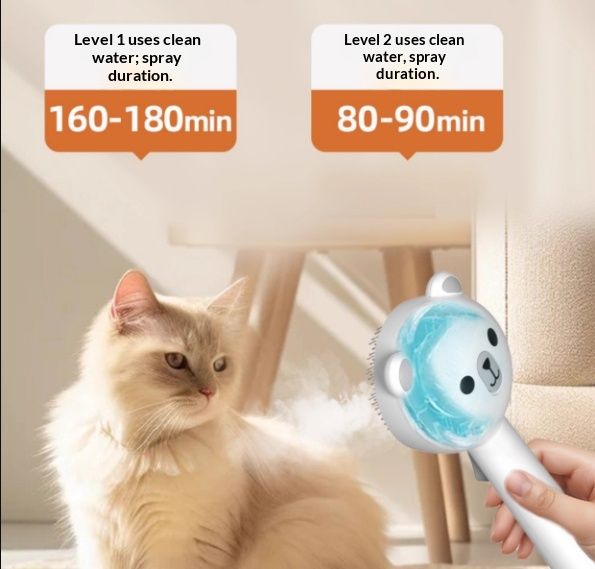 Spray Massage Steam Comb Brush Cleansing Brush