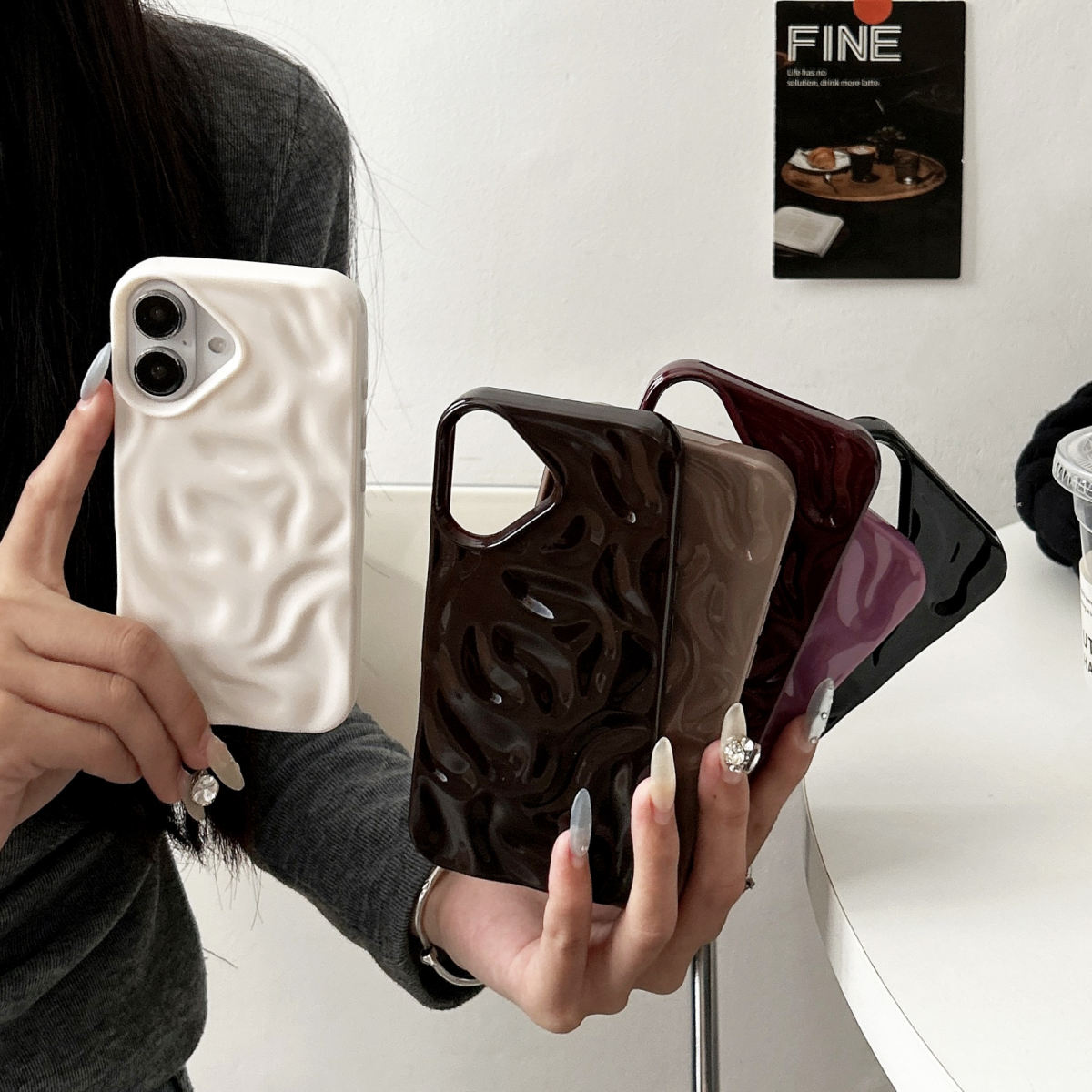 Niche Three-dimensional Pattern Mobile Phone Silicone Shell