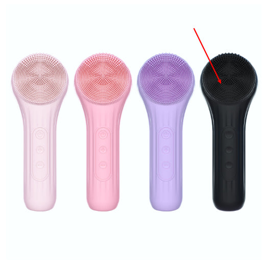 Heating Waterproof Deep-pore-cleansing Vibrating Silicone Facial Cleansing Devic