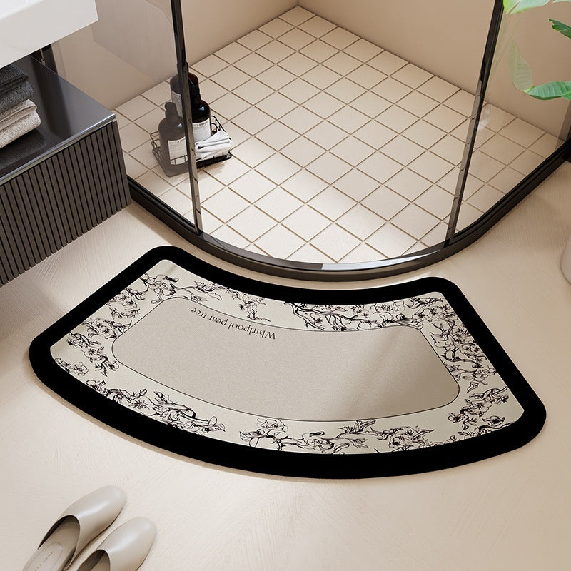 Diatomaceous Water-absorbing Bath Mat For The Toilet And Shower