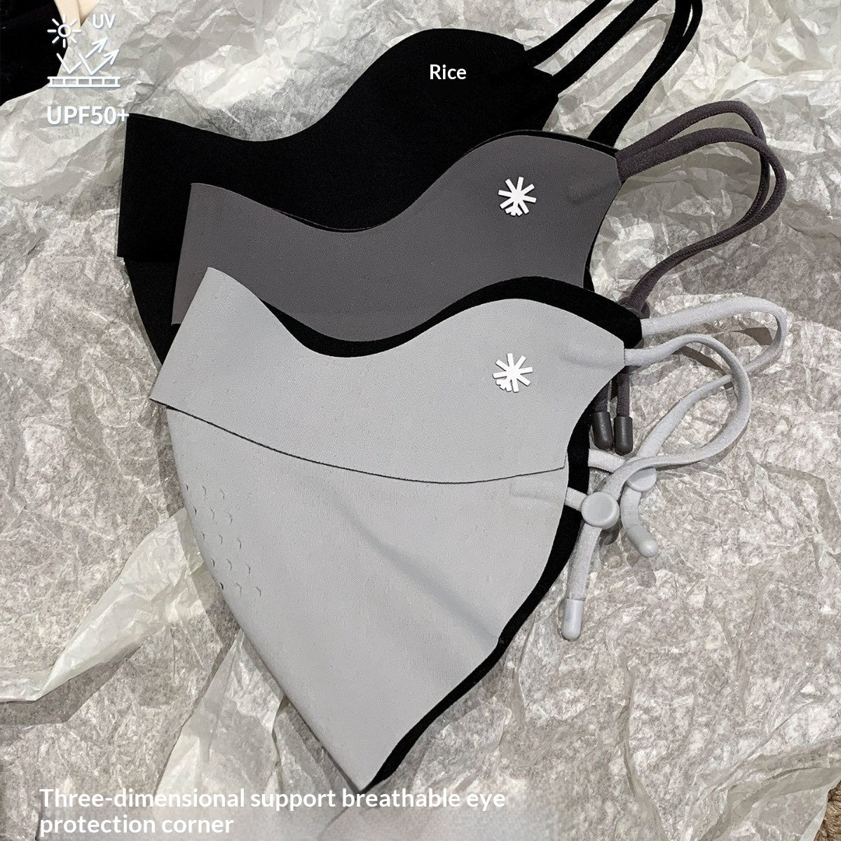 Seamless Ice Silk Eye-Care Breathable 3D Sun-Protective Mask