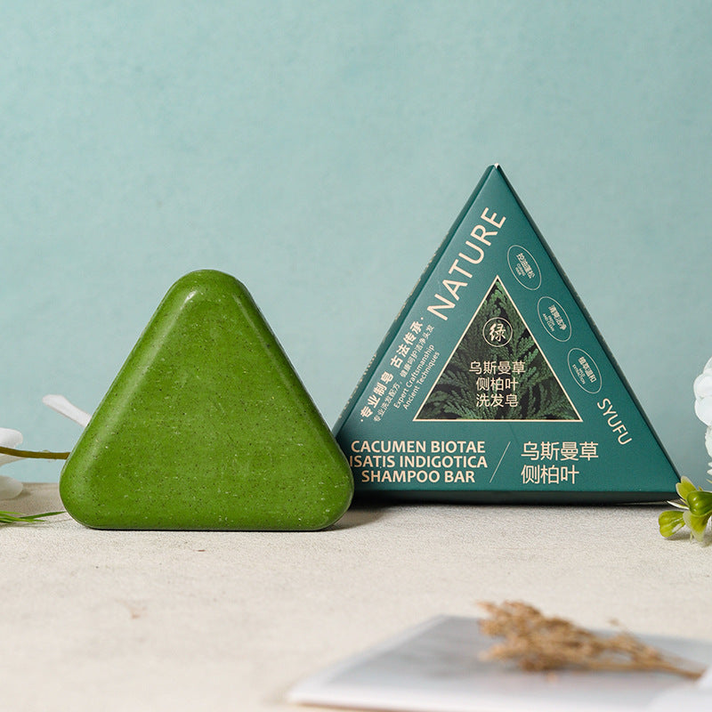 Customized Polygonum Multiflorum Herbal Nourishing Hair Care Soap With Juniper Leaf And Osmanthus Scent