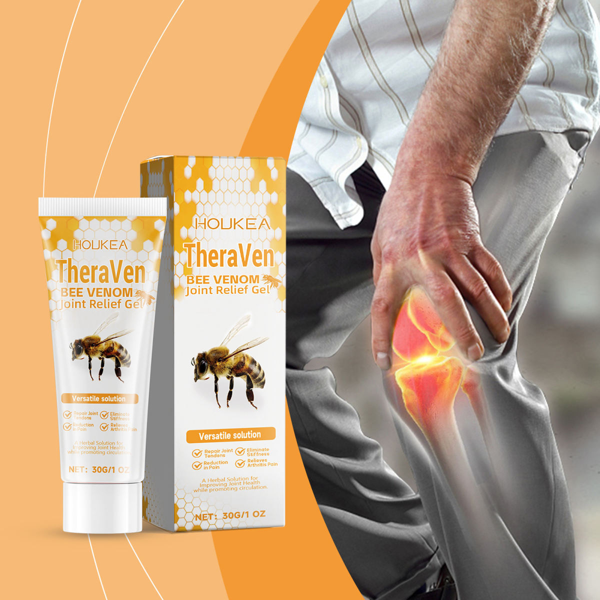 Home Care Knee Foot Joint Gel