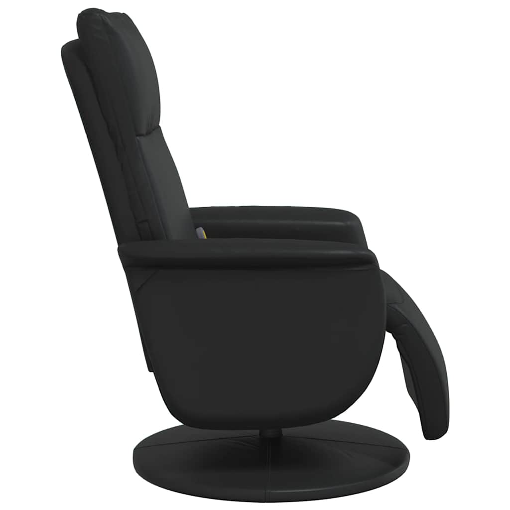 Massage Chair with Footrest Faux Leather