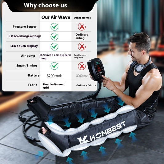 Air Wave Leg Massage Instrument Compression Leg