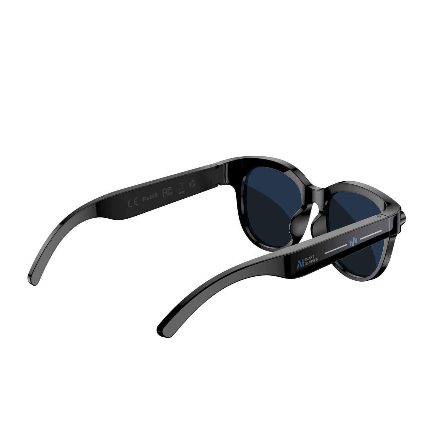 2MP AI Smart Glasses With Camera  Bluetooth Sunglasses For Music Calling Translation M89