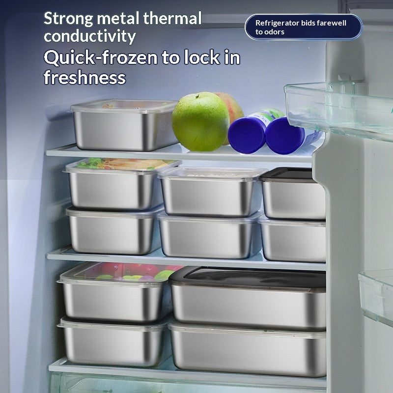 Stainless Steel Food Storage Container With Lid