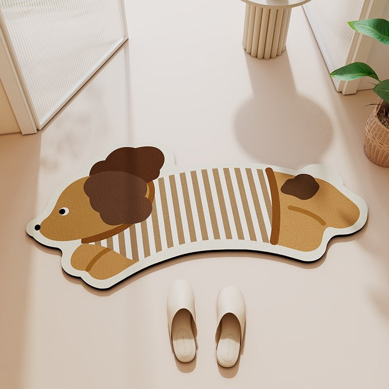 Diatomaceous Water-absorbing Bath Mat For The Toilet And Shower