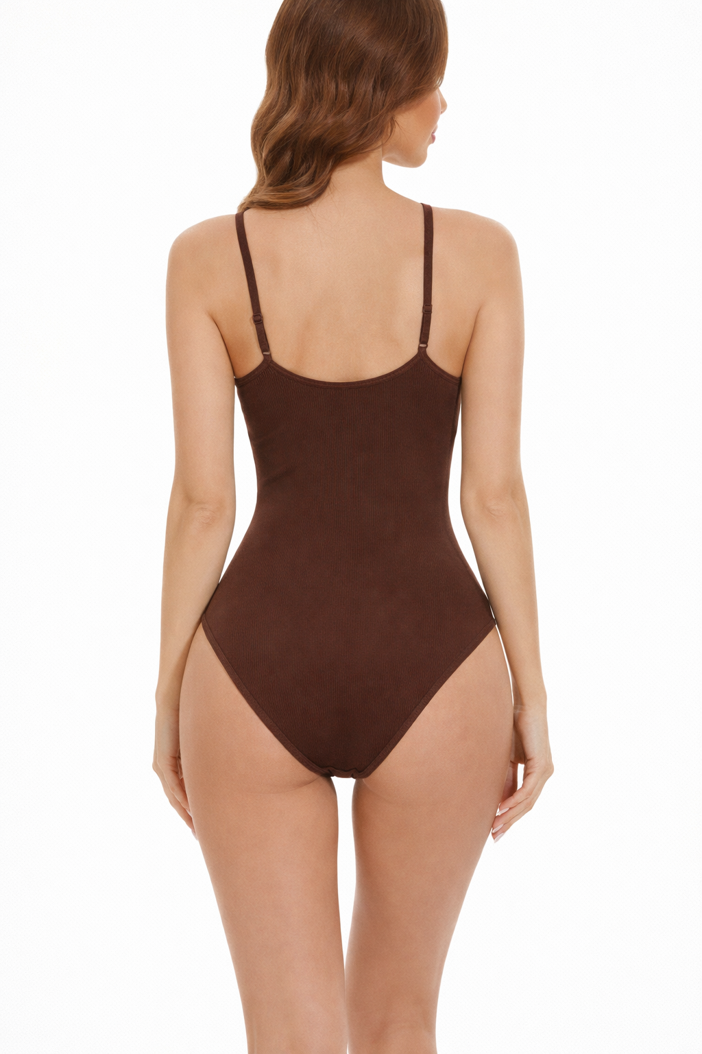 Seamless Tummy Control Round Neck Thong Tank Top Body Shaper Bodysuits