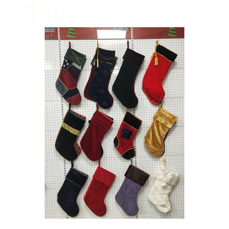 Christmas Best-selling Decorative Item High-end Santa Stocking