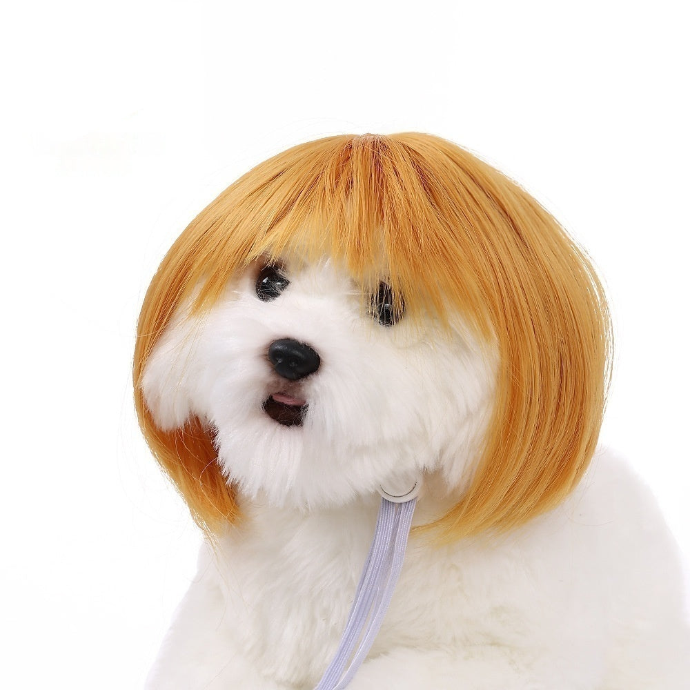 Halloween Pet Wig For Curly Or Straight Hair