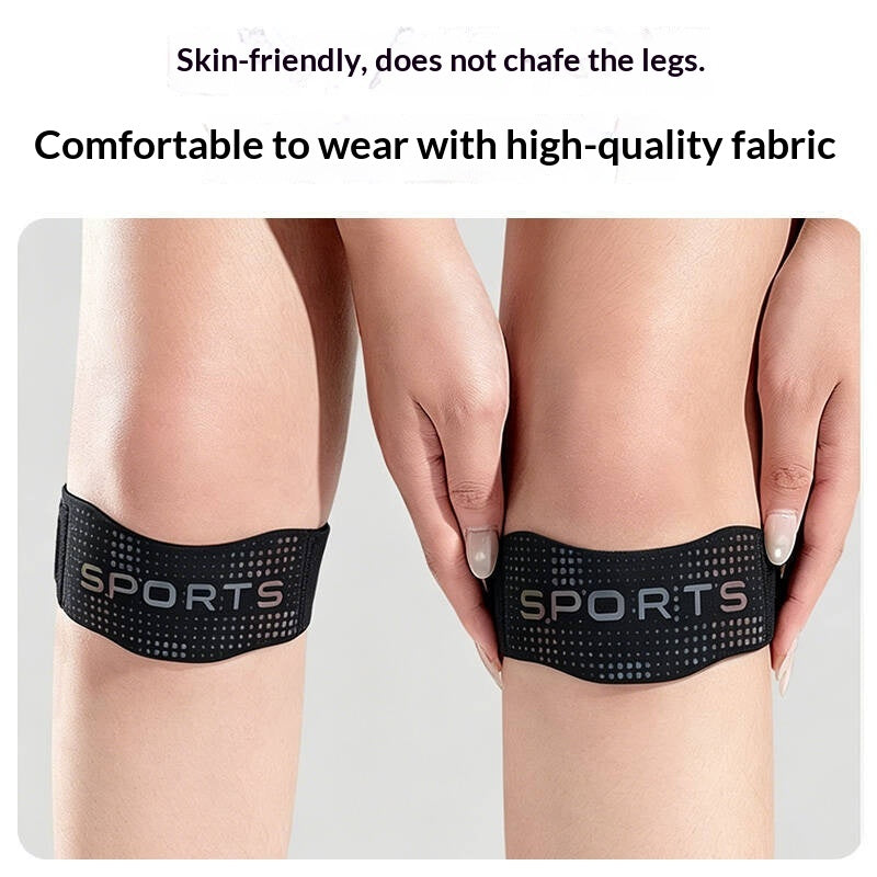 Adjustable Knee Brace Protective Sleeve - Supportive Compression Guard for Sports Injury Recovery and Joint Pain Relief
