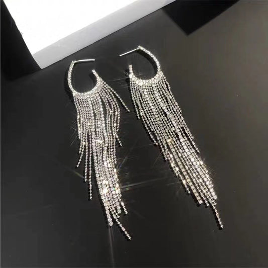 Electroplated Silver Needle Korean-style Trendy Earrings For Women
