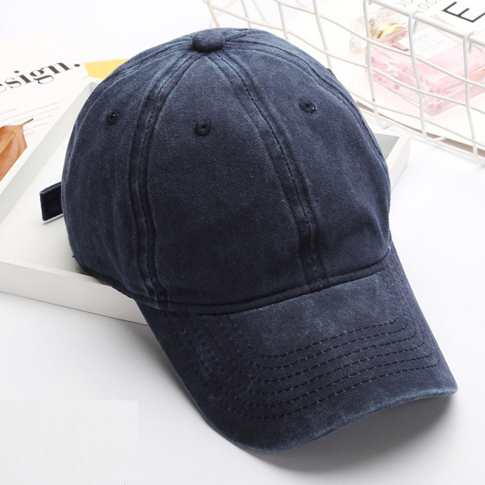 Summer Women's Solid-color Six-strand Adjustable Soft-brim Fashion Casual Baseball Cap, Suitable For Outdoor Outings, Daily Commutes And Outdoor Activities.