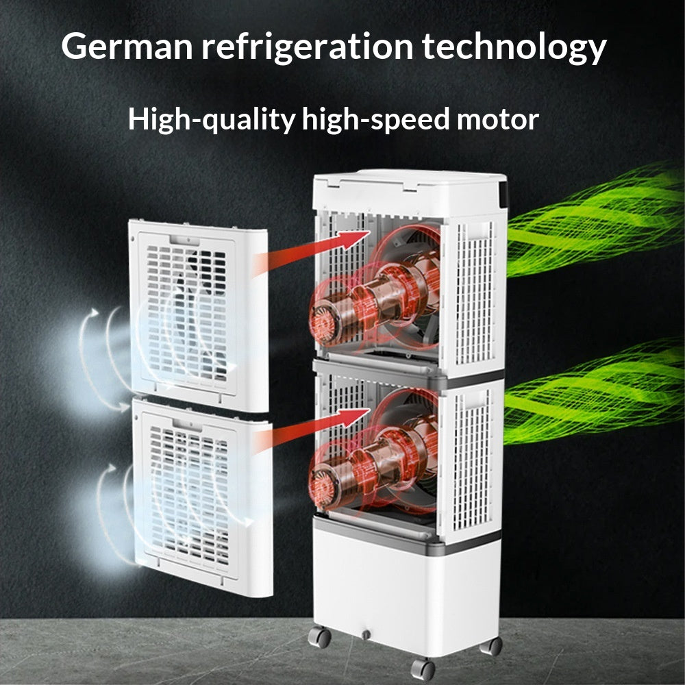 Smart Remote-Controlled Compact Air Cooler For Home Use
