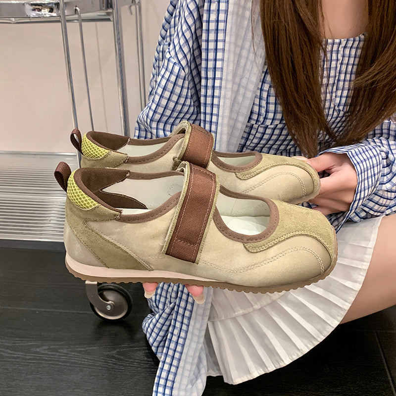 Women's Vintage Thin Mary Jane Sandals, 2026 New Summer & Autumn Soft Sole Lightweight Casual Ballet Flat Trainer Shoes