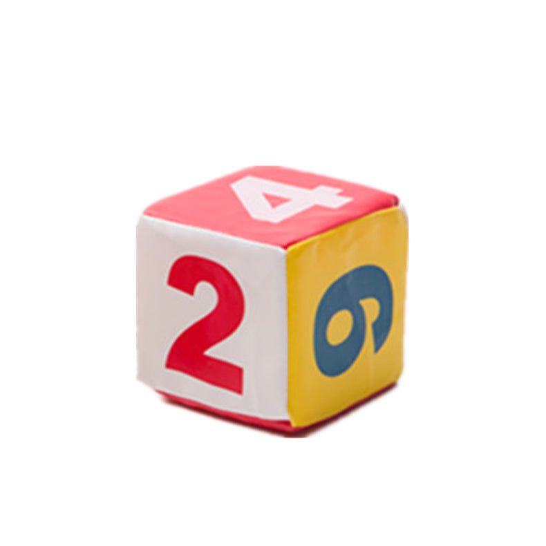 Children's Enlightenment Cognitive Leather Feeding Cotton 10cm Dice