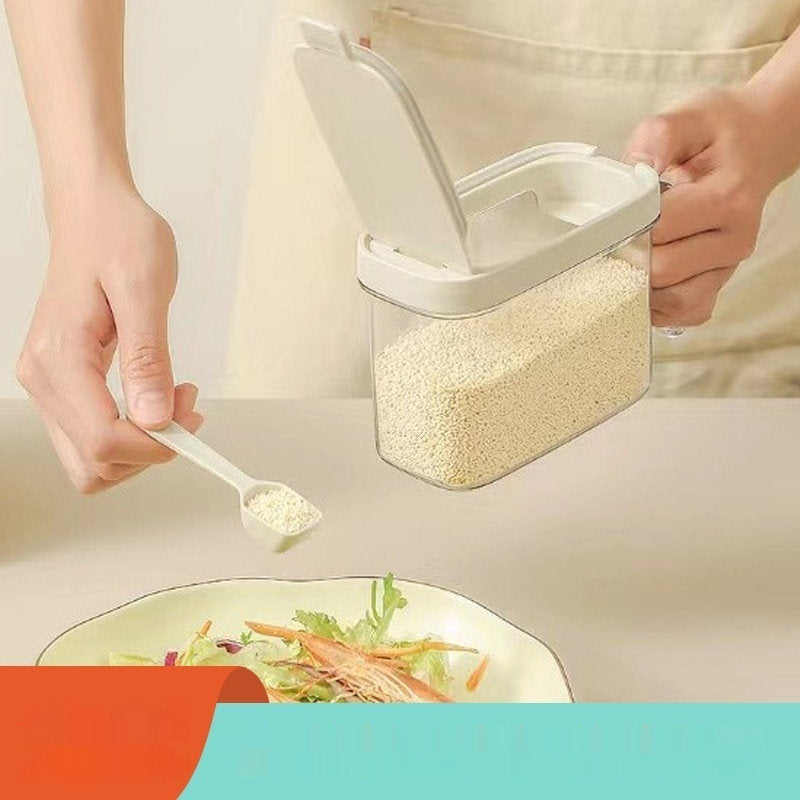 Household Food-grade Seasoning Jar With A Spoon
