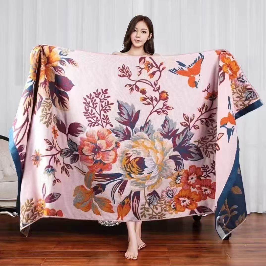 Soft Highly Absorbent Lint Free Bath Towel For Home Use