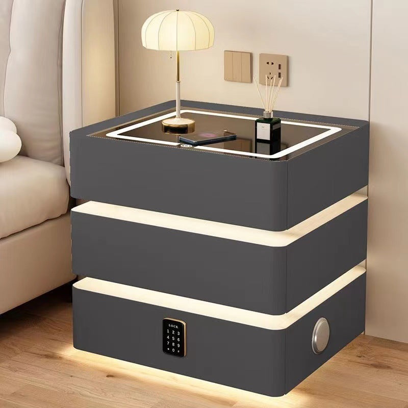 Multifunctional Wireless-Charging Bluetooth Smart Bedside Table