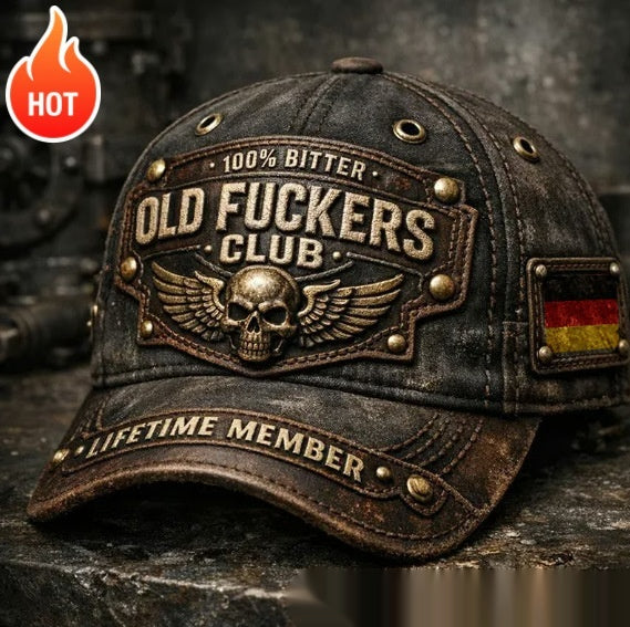 Korean-style Versatile Vintage Distressed English Baseball Cap
