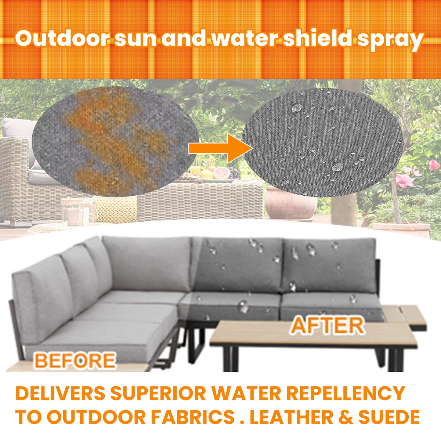 Outdoor Waterproof Protective Fabric Spray Summer Cooling