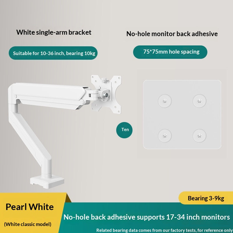 Monitor Computer Stand With Mechanical Arm And Desktop Rotation