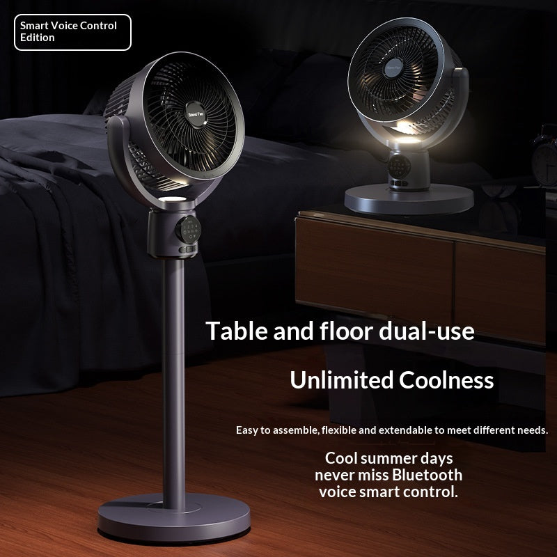Rechargeable Home Remote-Control Upright Electric Fan