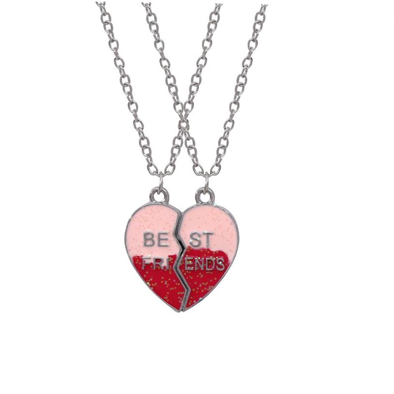 Simple Heart-shaped Pendant For Sisters And Best Friends