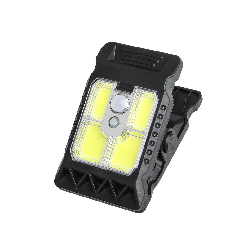 Portable Outdoor Patio Human-Body-Sensing Solar-Powered LED Wall Light