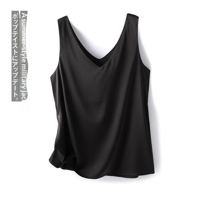 Womens Summer New Arrival Silky Satin Camisole