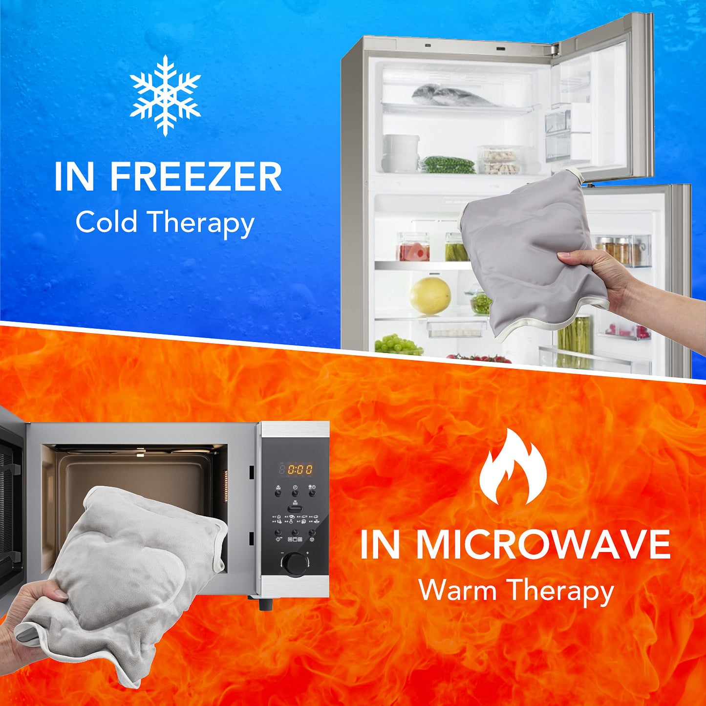 Cold And Hot Compress Shoulder Pad Gel Shoulder Cooling Ice Pack Heating Shawl