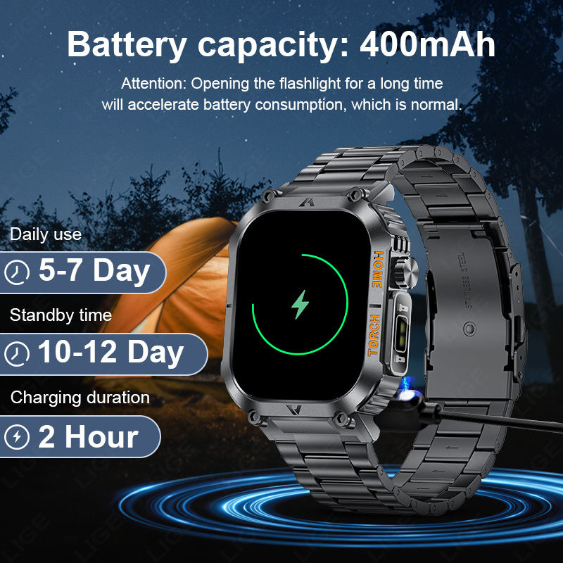 Blood Pressure Health Monitoring Smart Sports Watch