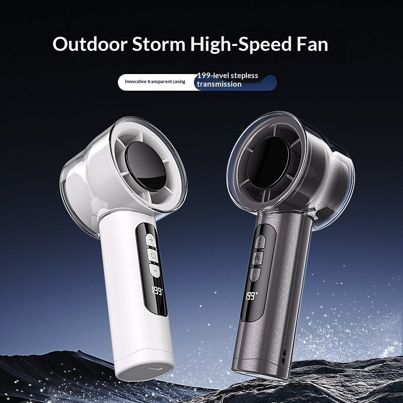 Handheld Mini Fan With Convenient Charging