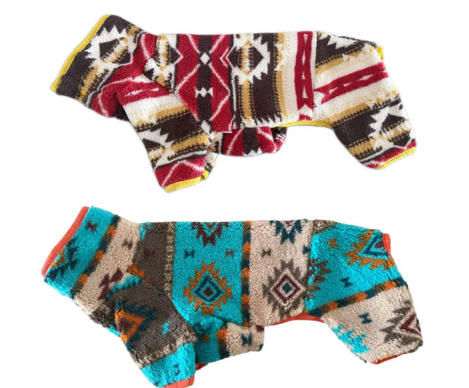 Dog Autumn And Winter Warm Thick Four-legged Pet Clothing